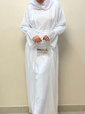 Amara Abaya White