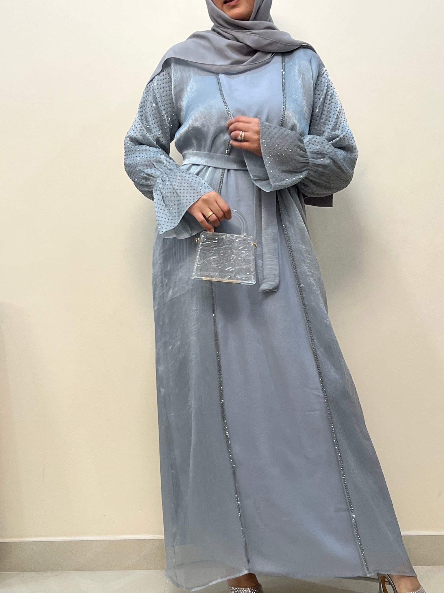 Amara Abaya Grey