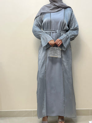 Amara Abaya Grey