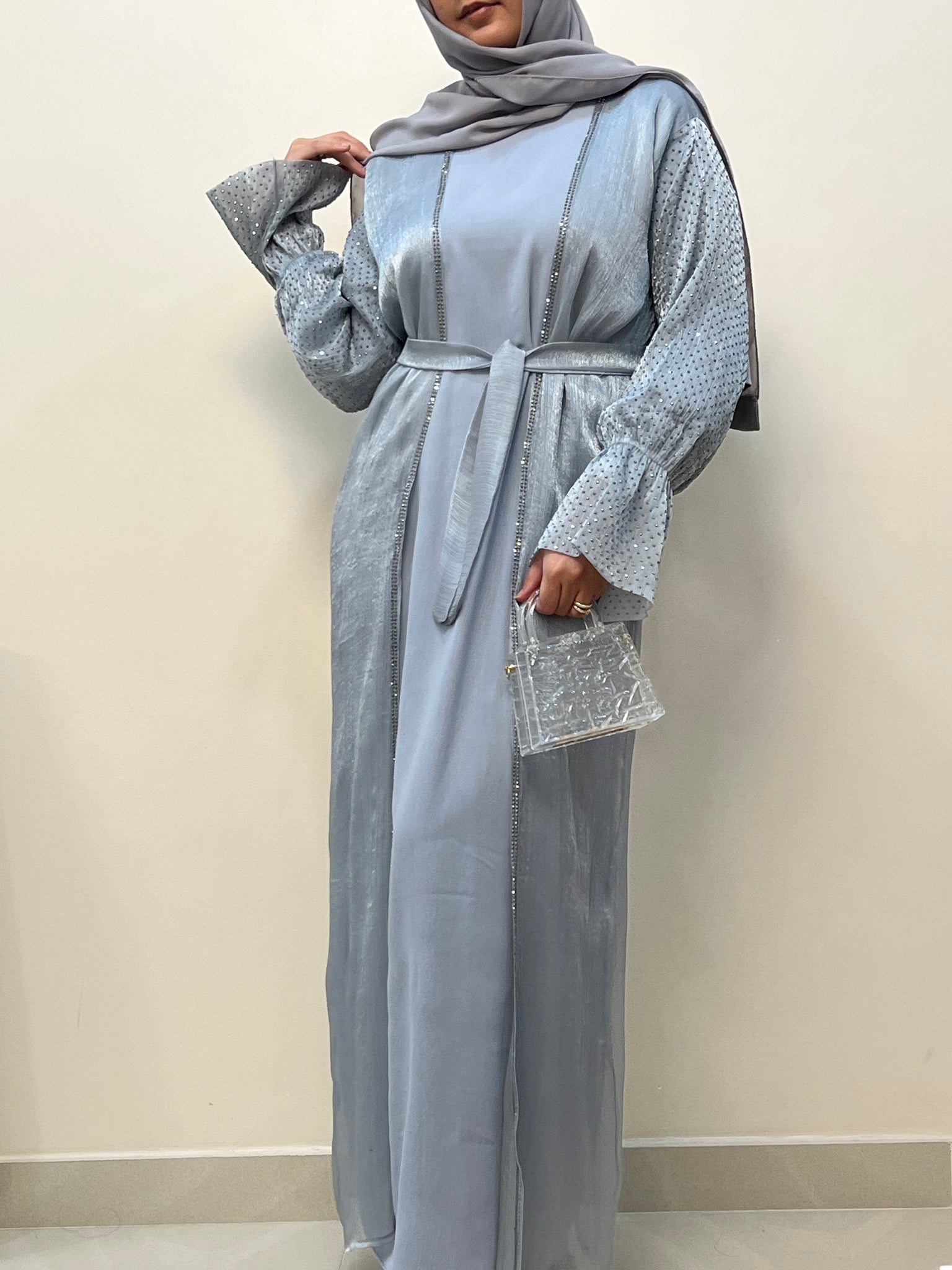 Amara Abaya Grey