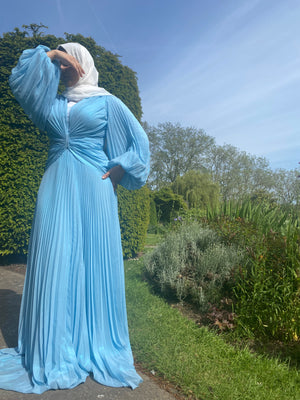 Anara Dress in sky blue