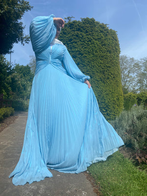 Anara Dress in sky blue