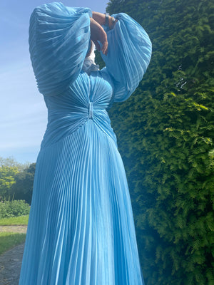 Anara Dress in sky blue